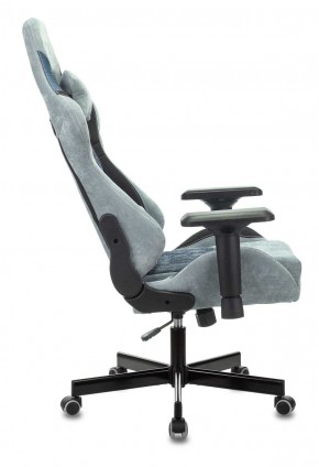 Кресло игровое Бюрократ VIKING 7 KNIGHT BL FABRIC синий в Заречном - zarechnyy.ok-mebel.com | фото 2