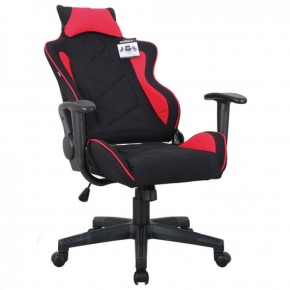 Кресло компьютерное BRABIX GT Racer GM-101 + подушка (ткань) черное/красное (531820) в Заречном - zarechnyy.ok-mebel.com | фото 4