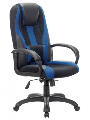 Кресло компьютерное BRABIX PREMIUM "Rapid GM-102" (экокожа/ткань, черное/синее) 532106 в Заречном - zarechnyy.ok-mebel.com | фото 1