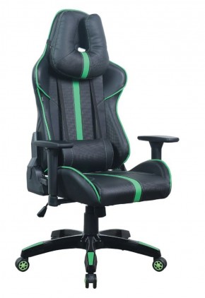 Кресло компьютерное BRABIX "GT Carbon GM-120" (черное/зеленое) 531929 в Заречном - zarechnyy.ok-mebel.com | фото