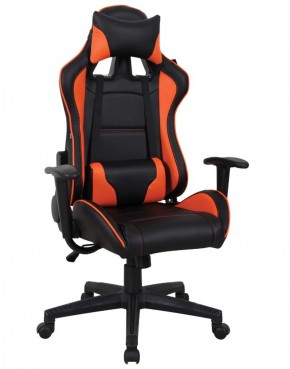 Кресло компьютерное BRABIX "GT Racer GM-100" (черное/оранжевое) 531925 в Заречном - zarechnyy.ok-mebel.com | фото