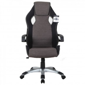 Кресло компьютерное BRABIX Techno GM-002 (ткань) черное/серое, вставки белые (531815) в Заречном - zarechnyy.ok-mebel.com | фото 3