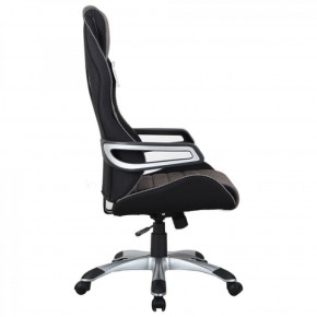 Кресло компьютерное BRABIX Techno GM-002 (ткань) черное/серое, вставки белые (531815) в Заречном - zarechnyy.ok-mebel.com | фото 4