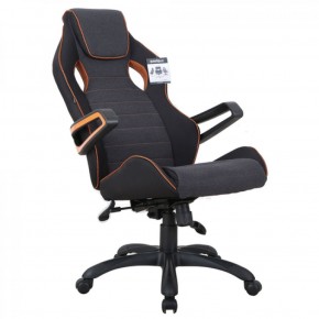 Кресло компьютерное BRABIX Techno Pro GM-003 (ткань черное/серое, вставки оранжевые) 531813 в Заречном - zarechnyy.ok-mebel.com | фото 8