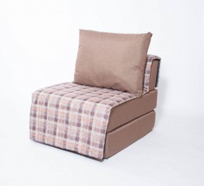 Кресло-кровать бескаркасное Харви (коричневый-квадро беж) в Заречном - zarechnyy.ok-mebel.com | фото