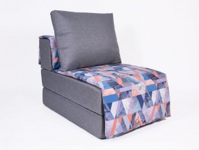 Кресло-кровать бескаркасное Харви (серый-сноу деним) в Заречном - zarechnyy.ok-mebel.com | фото 1