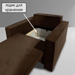 Кресло-кровать Принц КК1-ВК (велюр коричневый) в Заречном - zarechnyy.ok-mebel.com | фото 6