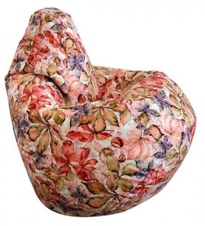 Кресло-мешок Цветы L в Заречном - zarechnyy.ok-mebel.com | фото