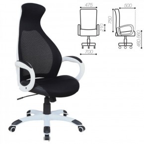 Кресло офисное BRABIX PREMIUM "Genesis EX-517" (белый/черный) 531573 в Заречном - zarechnyy.ok-mebel.com | фото