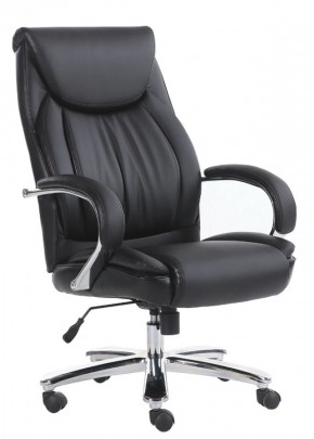 Кресло офисное BRABIX "Advance EX-575" (хром/экокожа/черное) 531825 в Заречном - zarechnyy.ok-mebel.com | фото
