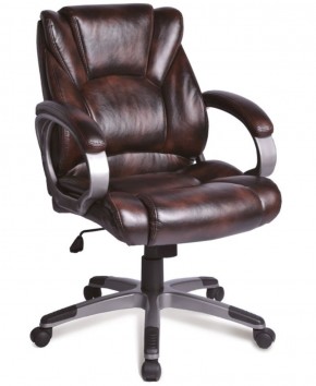 Кресло офисное BRABIX "Eldorado EX-504" (коричневое) 530875 в Заречном - zarechnyy.ok-mebel.com | фото 1