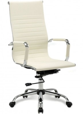 Кресло офисное BRABIX "Energy EX-509" (экокожа, хром, бежевое) 531166 в Заречном - zarechnyy.ok-mebel.com | фото