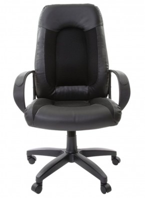 Кресло офисное BRABIX "Strike EX-525" (экокожа черная, ткань черная) 531381 в Заречном - zarechnyy.ok-mebel.com | фото 5