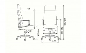 Кресло руководителя Бюрократ _JONS/CASHGREY серый в Заречном - zarechnyy.ok-mebel.com | фото 4