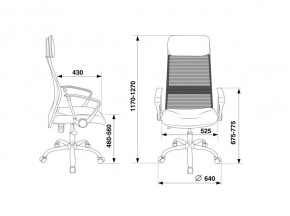 Кресло руководителя Бюрократ KB-6N/SL/B/TW-11 черный в Заречном - zarechnyy.ok-mebel.com | фото 4