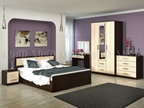 ФИЕСТА Кровать 0,9м (Дуб беленый/Венге) в Заречном - zarechnyy.ok-mebel.com | фото 2