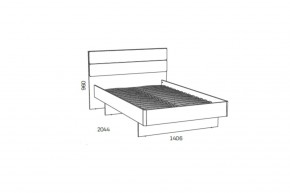 Кровать 1200х2000 "Морти" НМ 041.20 Х с основанием в Заречном - zarechnyy.ok-mebel.com | фото 7