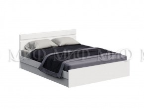 НЭНСИ NEW Кровать 1,4 м (Белый глянец холодный/Белый) в Заречном - zarechnyy.ok-mebel.com | фото