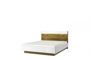 Кровать 160 с подъемником, TORINO, цвет белый/Дуб наварра в Заречном - zarechnyy.ok-mebel.com | фото