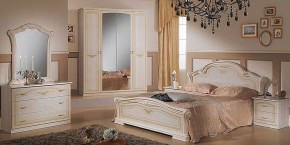 Кровать 2-х спальная 1600*2000, Ирина, изголовье ЛДСП (08.116) *без основания (дерево, беж) в Заречном - zarechnyy.ok-mebel.com | фото 2