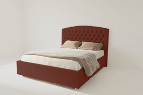 Кровать Берлин без основания 1800 (велюр бордо) в Заречном - zarechnyy.ok-mebel.com | фото