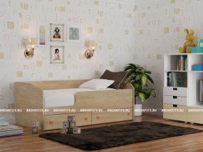 Кровать детская Панда + борт + 2 ящика (1000) в Заречном - zarechnyy.ok-mebel.com | фото