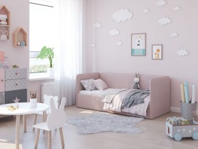 Кровать-диван Leonardo 160*70 (Розовый) + боковина в Заречном - zarechnyy.ok-mebel.com | фото 5