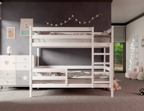 Кровать двухъярусная без крыши 80*160 Белый в Заречном - zarechnyy.ok-mebel.com | фото 2