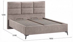 Кровать двуспальная Делана с ПМ Тип 1 в Заречном - zarechnyy.ok-mebel.com | фото 3