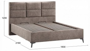 Кровать двуспальная Делана с ПМ Тип 1 в Заречном - zarechnyy.ok-mebel.com | фото 4