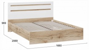 Кровать двуспальная Фьюжн ТД-260.01.03 в Заречном - zarechnyy.ok-mebel.com | фото 3