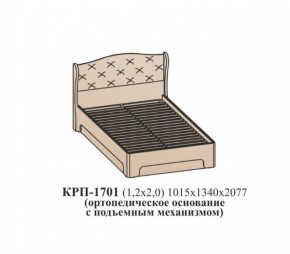 Кровать ЭЙМИ с подъемным механизмом КРП-1701 Гикори джексон (1200х2000) в Заречном - zarechnyy.ok-mebel.com | фото