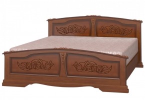 ЕЛЕНА Кровать из массива 1400 (Орех) в Заречном - zarechnyy.ok-mebel.com | фото