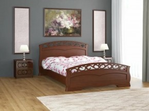 ГРАЦИЯ-1 Кровать из массива 1600 (Орех) в Заречном - zarechnyy.ok-mebel.com | фото