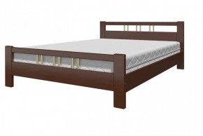 ВЕРОНИКА-3 Кровать из массива 1200 (Орех) в Заречном - zarechnyy.ok-mebel.com | фото