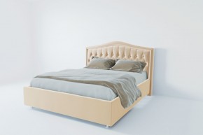 Кровать Калининград с ПМ 1600 (экокожа белая) в Заречном - zarechnyy.ok-mebel.com | фото 2