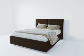 Кровать Корсика с ПМ 800 (экокожа коричневая) в Заречном - zarechnyy.ok-mebel.com | фото 2
