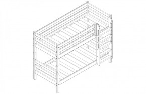 Кровать низкая с прямой лестницей Соня (Вариант 11) в Заречном - zarechnyy.ok-mebel.com | фото 3