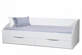 Кровать одинарная "Фея - 3" симметричная New (2000Х900) белая в Заречном - zarechnyy.ok-mebel.com | фото