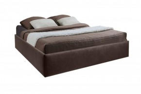 Кровать Подиум с ПМ 800 (экокожа коричневая) в Заречном - zarechnyy.ok-mebel.com | фото 2