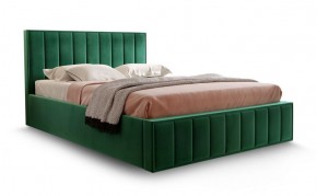 Кровать "Вена" 1600 СТАНДАРТ Вариант 1 Мора зеленый + бельевой ящик с кроватным основанием и подъемным механизмом в Заречном - zarechnyy.ok-mebel.com | фото