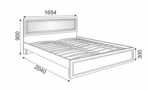 Кровать 1.6 Беатрис М10 с мягкой спинкой и ортопедическим основанием (дуб млечный) в Заречном - zarechnyy.ok-mebel.com | фото 3