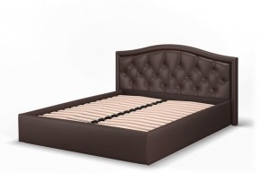 Кровать Стелла 1200*2000 NEO 10 (темно-коричневый) в Заречном - zarechnyy.ok-mebel.com | фото 3