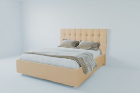 Кровать Венеция с ПМ 800 (экокожа бежевая) в Заречном - zarechnyy.ok-mebel.com | фото 2
