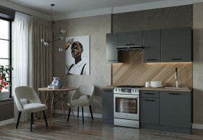 Кухонный гарнитур Антрацит 1800 (Стол. 38мм) в Заречном - zarechnyy.ok-mebel.com | фото