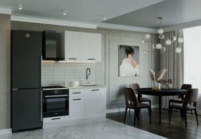 Кухонный гарнитур Белый Глянец 1600 (Стол. 26мм) в Заречном - zarechnyy.ok-mebel.com | фото