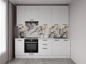Кухонный гарнитур Белый Глянец 2400 h950 (Стол. 38мм) в Заречном - zarechnyy.ok-mebel.com | фото