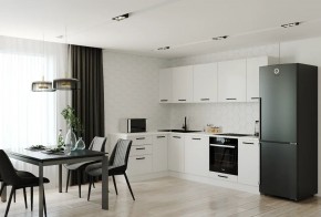 Кухонный гарнитур Белый Глянец 2600*1600 (Стол. 26мм) в Заречном - zarechnyy.ok-mebel.com | фото