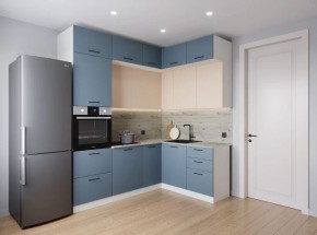 Кухонный гарнитур Фьюжн 2200*1700 (Стол. 38мм) в Заречном - zarechnyy.ok-mebel.com | фото