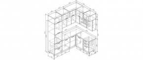 Кухонный гарнитур Фьюжн 2200*1700 (Стол. 38мм) в Заречном - zarechnyy.ok-mebel.com | фото 2